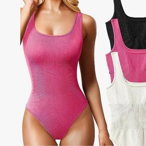 OQQ Bodysuit - Pink